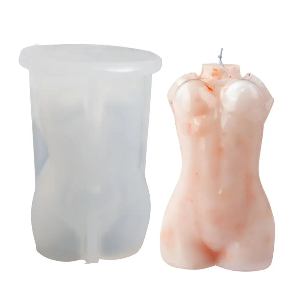 3D Human Body Mold Resin Silicone Mold Female Male Body Resin Craft Mold for DIY Candles Chocolate Soap