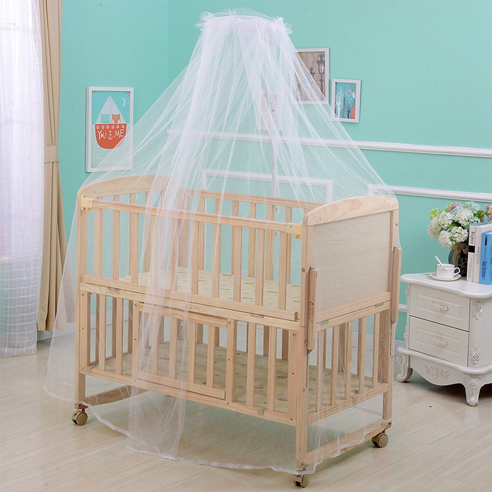 Breathable Mosquito Net Summer Baby Crib Net Crib Canopy Netting for Kid Baby Bedroom