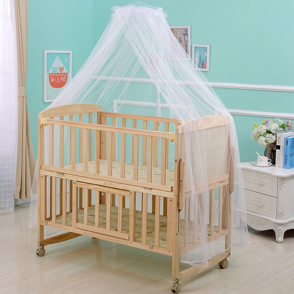 Breathable Mosquito Net Summer Baby Crib Net Crib Canopy Netting for Kid Baby Bedroom