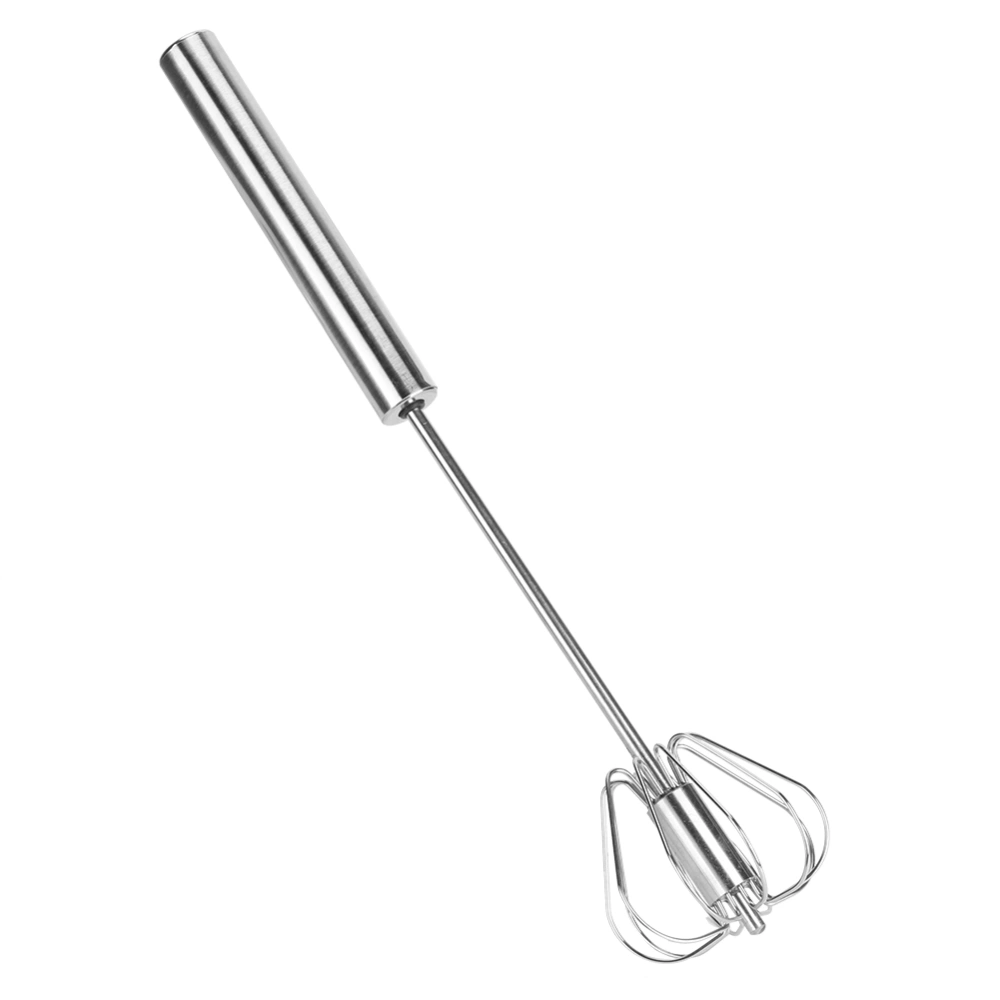 Semi Automatic Stainless Steel Egg Beater Mixer Blender Milk Frother Kitchen Utensils(K3328#A (S) )