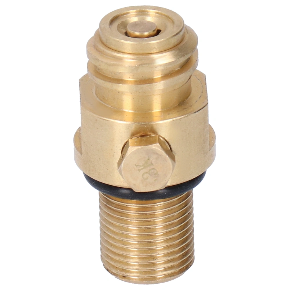 M18x1.5 Thread CO2 Tank Brass Pin Valve Adapter Replacement for Soda Maker Machine