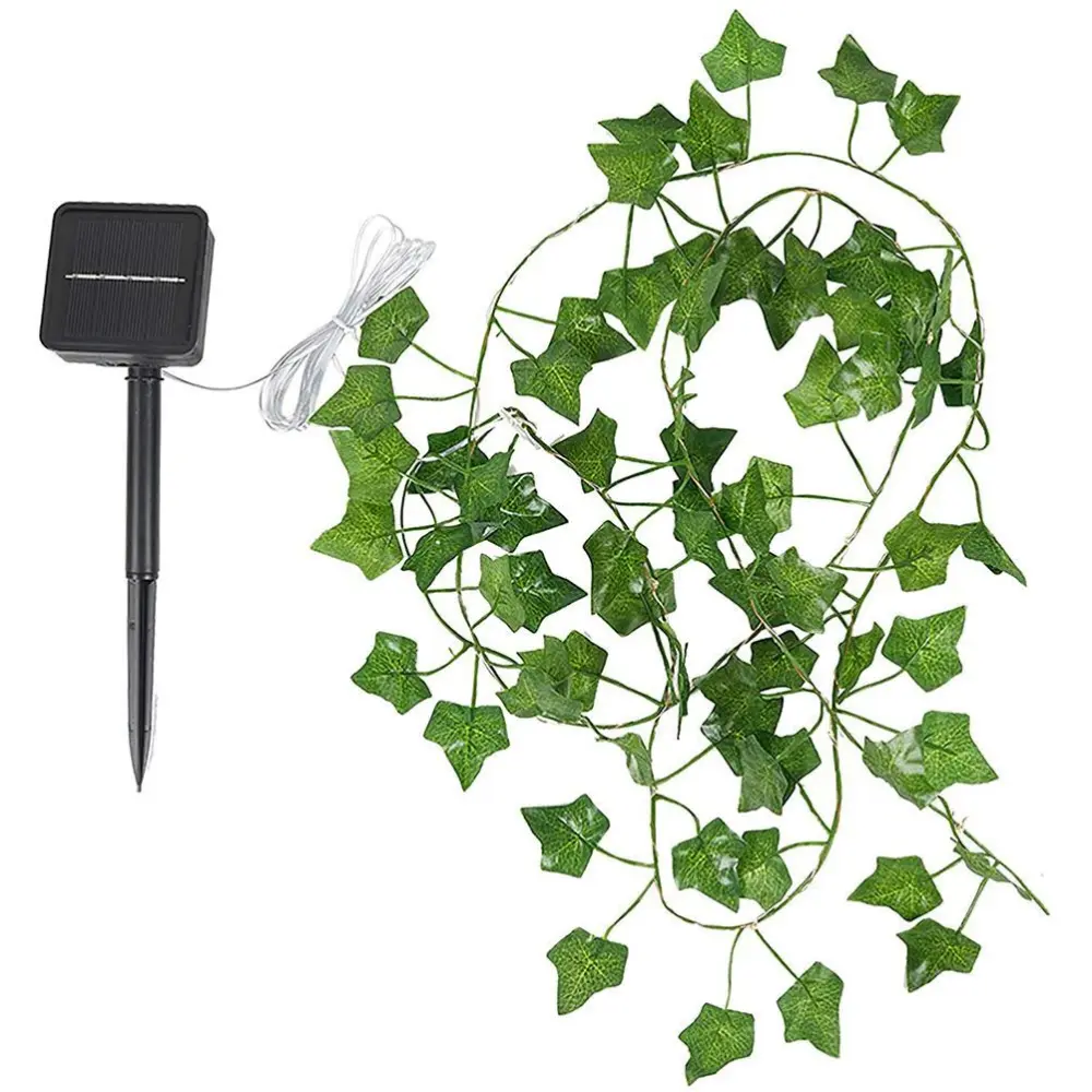 10 Meter 100 LED Artificial Ivy Garland Light Artificial Plant Vine Hanging Garland LED Fairy Lights Decorative Patio String Lighting