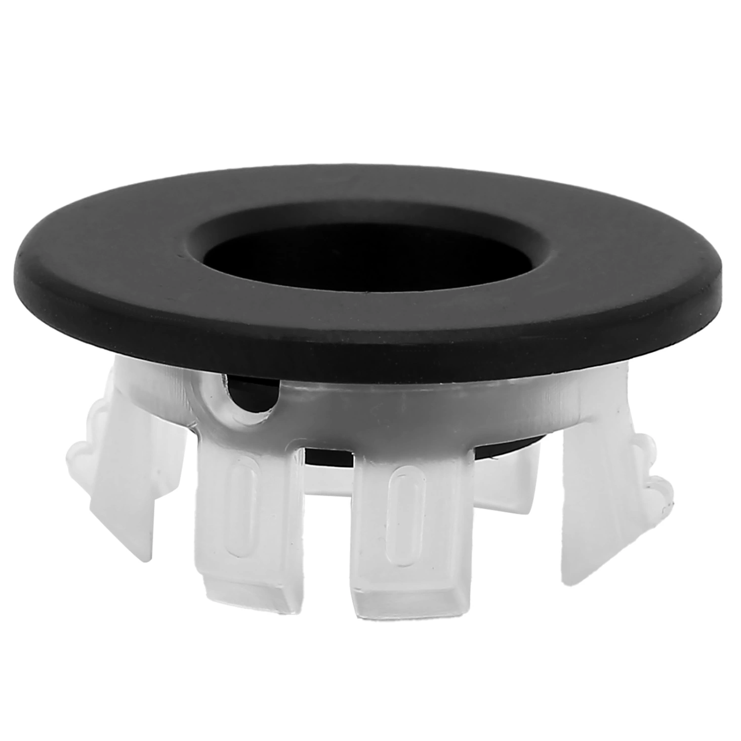 Bathroom Wash Basin Sink Overflow Cover Kitchen Sink Decoration Spare Hole for BathroomBlack