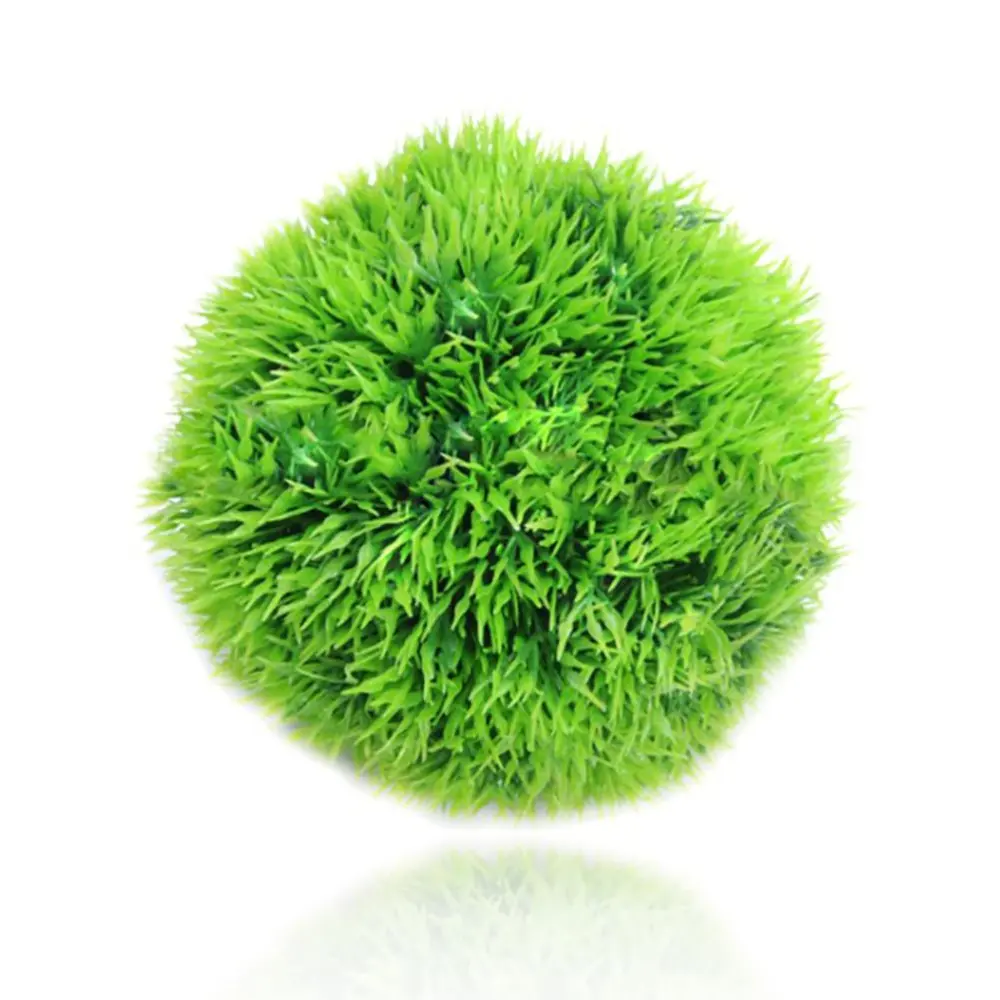 Artificial Aquarium Plants Green Seaweed Balls Simulation Seaweed Landscape Water Weeds Ornament for Fish Tank Decoration