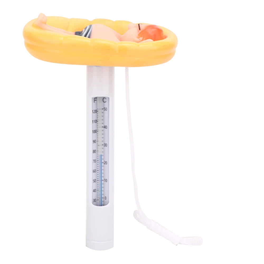 Cute Floating Pool Thermometer Temperature Meter for Outdoor Indoor Swimming Pools SPA