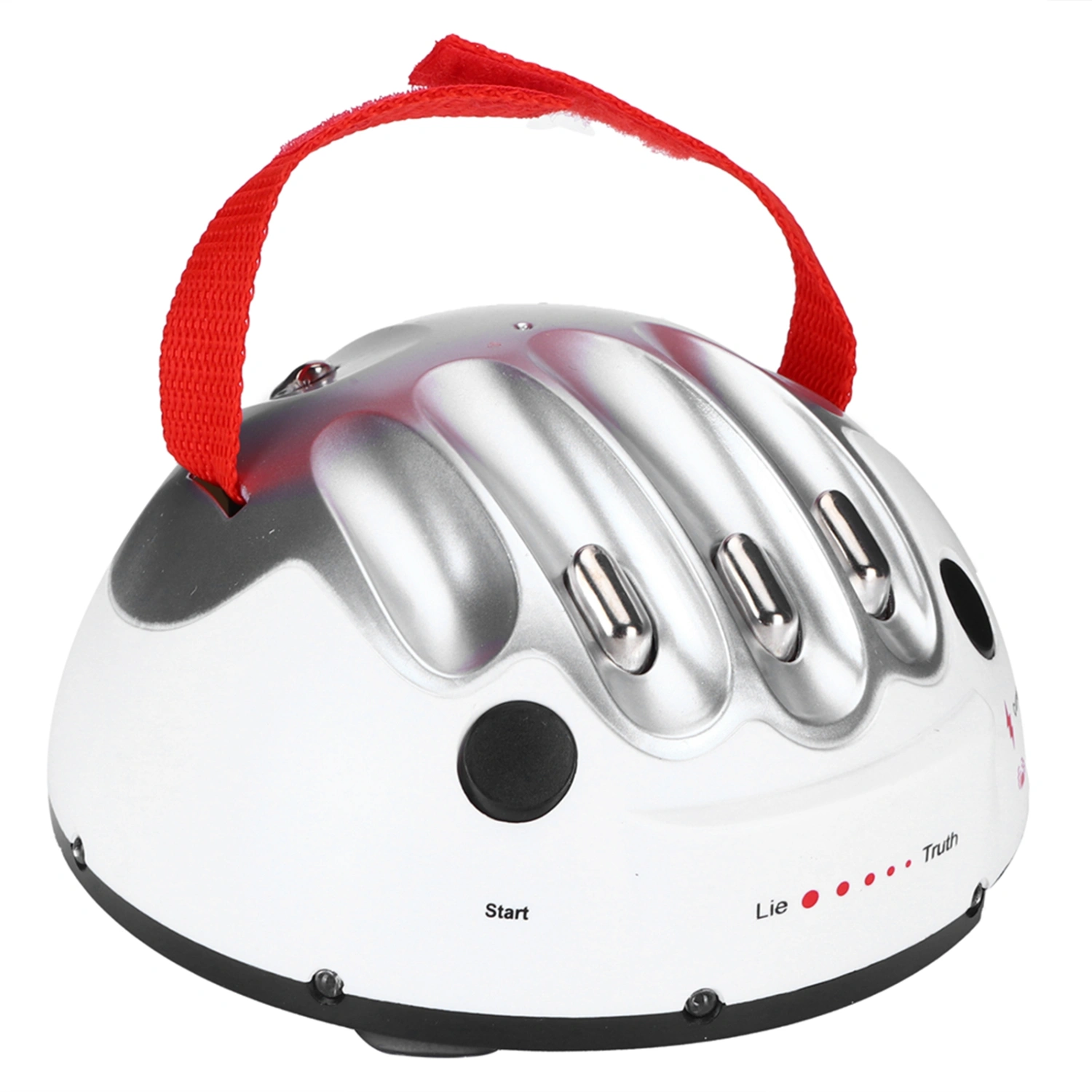 Miniature Electric Shock Heartbeat Lie Detector Toy Tricky Desktop Party Game Toy White