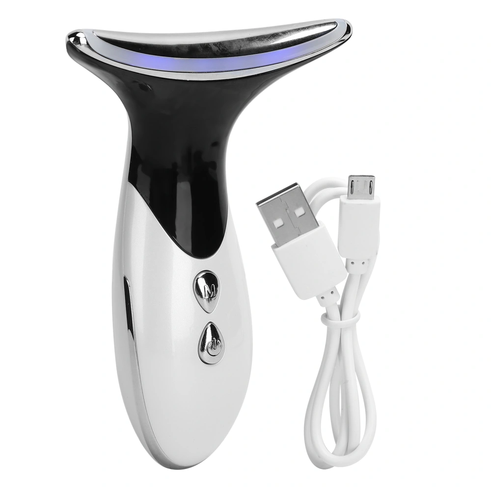 Ion Neck Massager 4 Gears Neck Beauty Device USB Charging Heating Skin Rejuvenation Beauty Device