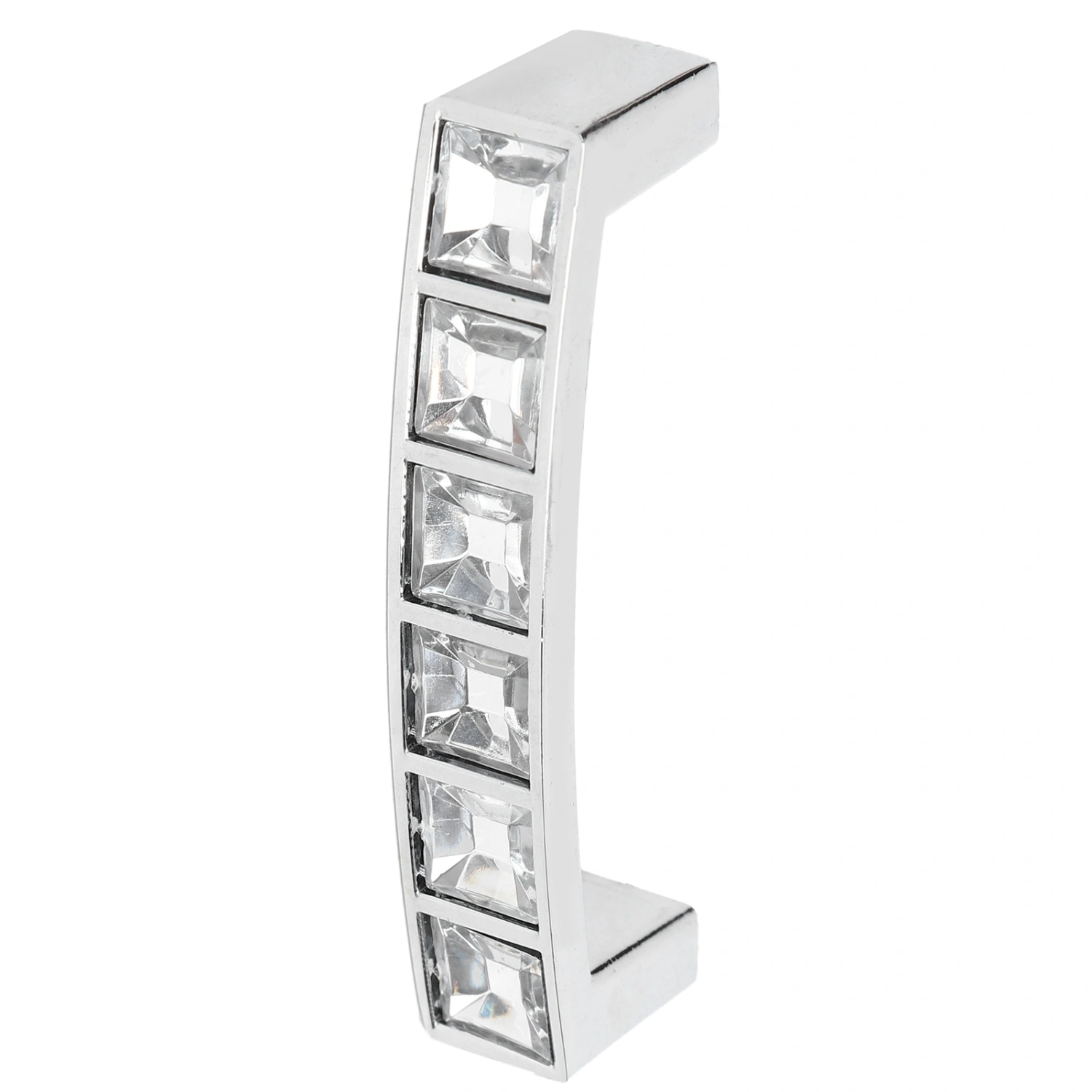 Crystal Handle Modern Simple Cabinet Door Diamonds Double Hole Handle Drawer Pull