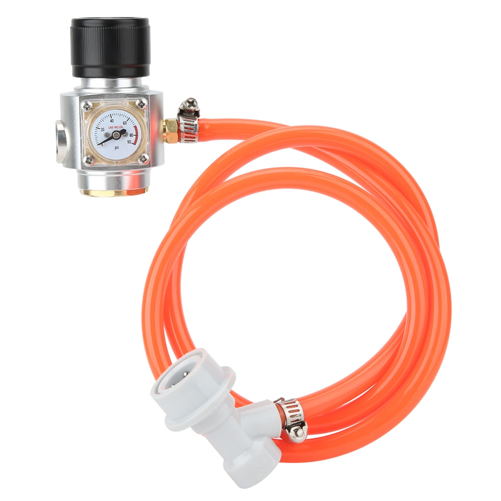 Tr21x4 Thread CO2 Charger Kit Gas Regulator with Hose Accessories for Soda Beer Keg Brewing