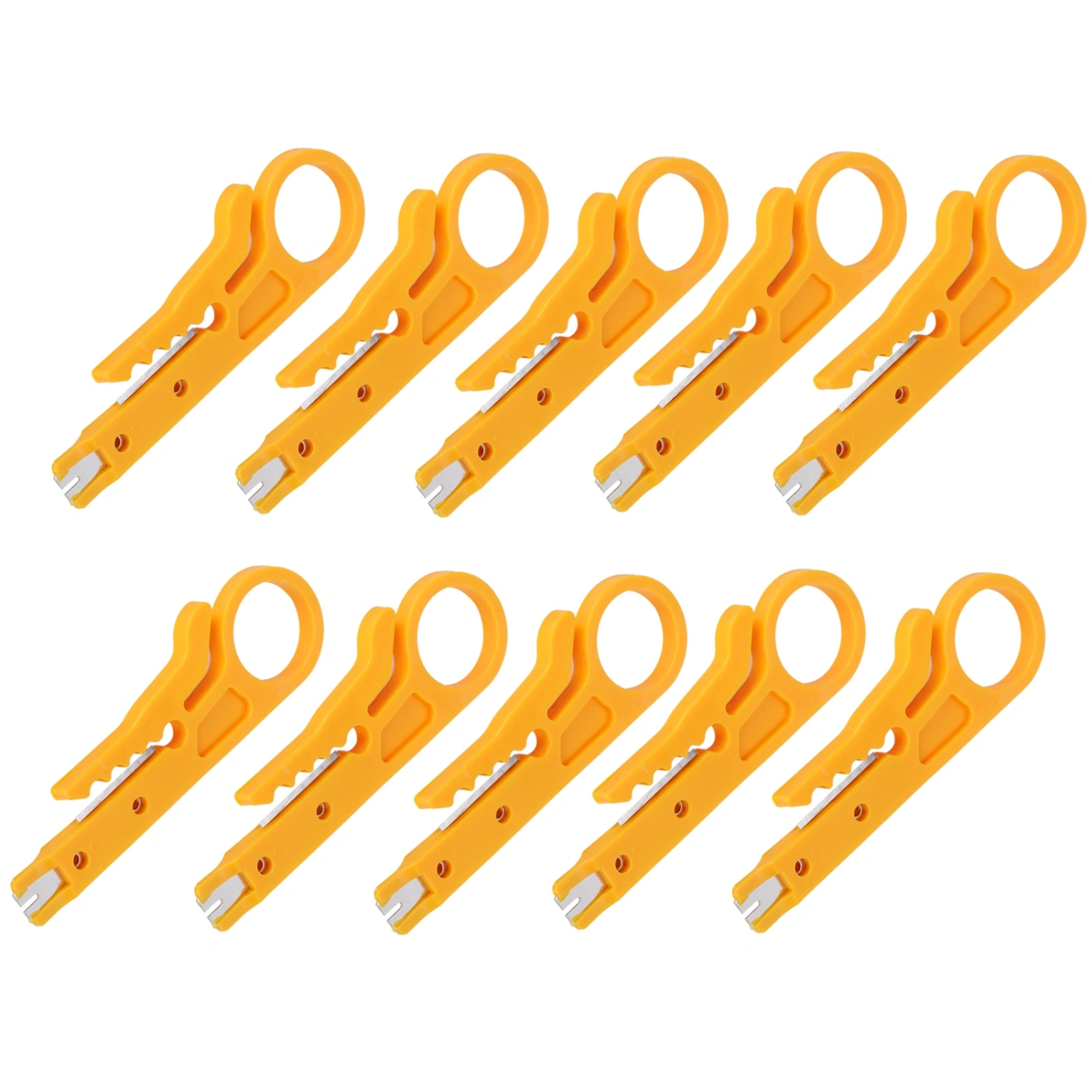 10Pcs Wire Stripper Multi Purpose Mini Cable Crimping Stripping Pliers Tool for Electrician