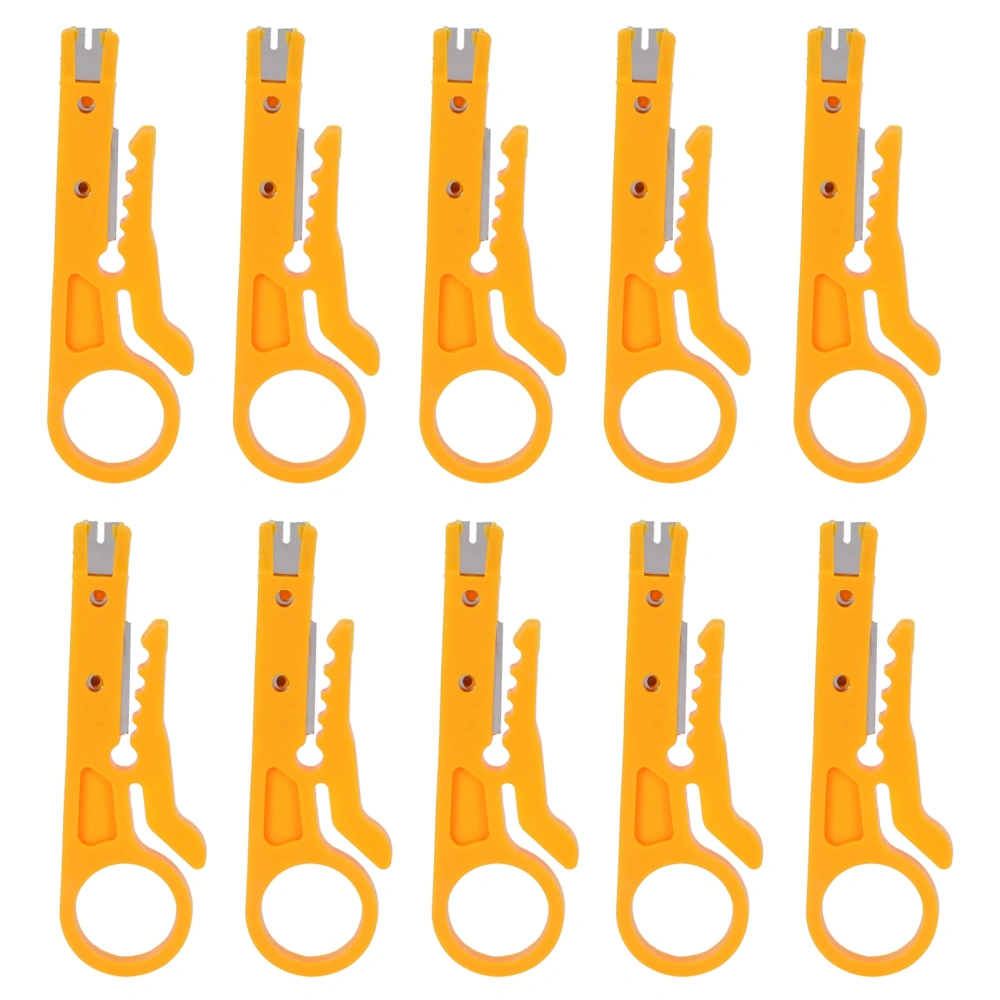 10Pcs Wire Stripper Multi Purpose Mini Cable Crimping Stripping Pliers Tool for Electrician