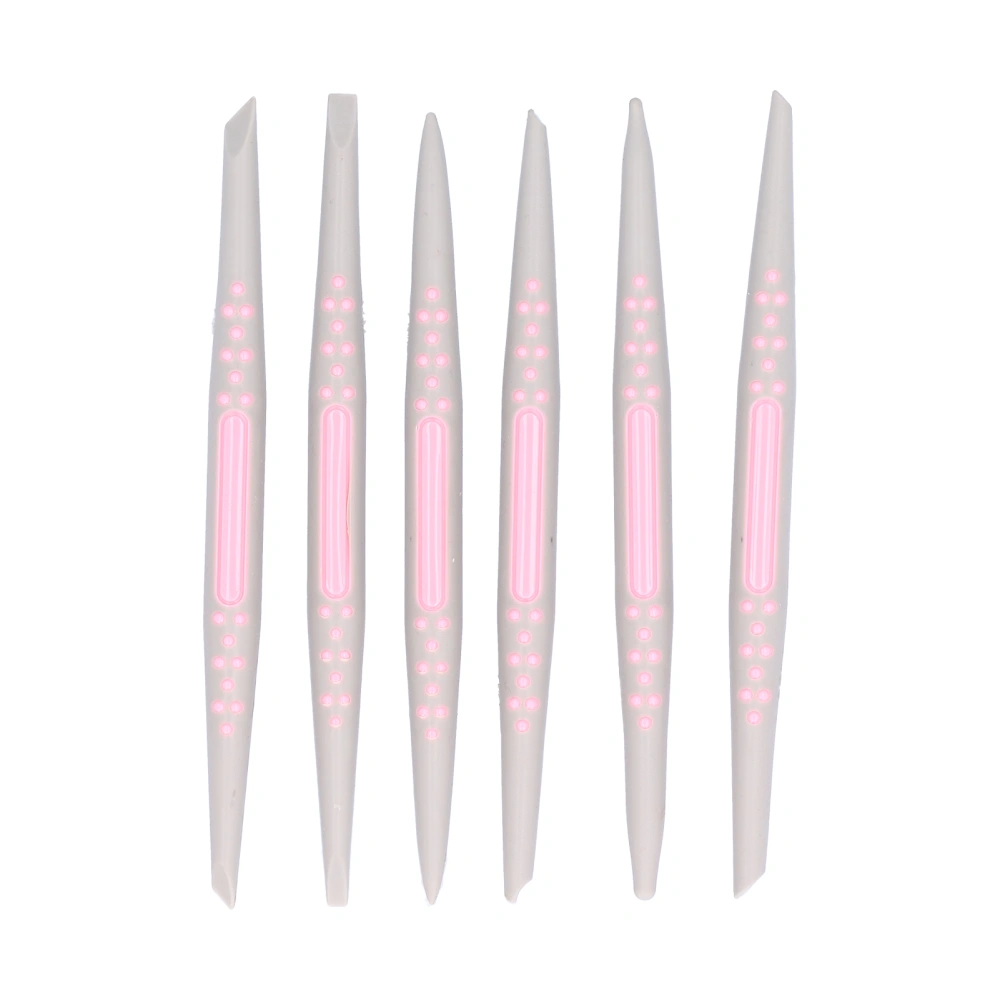 6Pcs Fondant Carving Pen Plastic Cake Decorating Modeling Pen DIY Baking Accessory