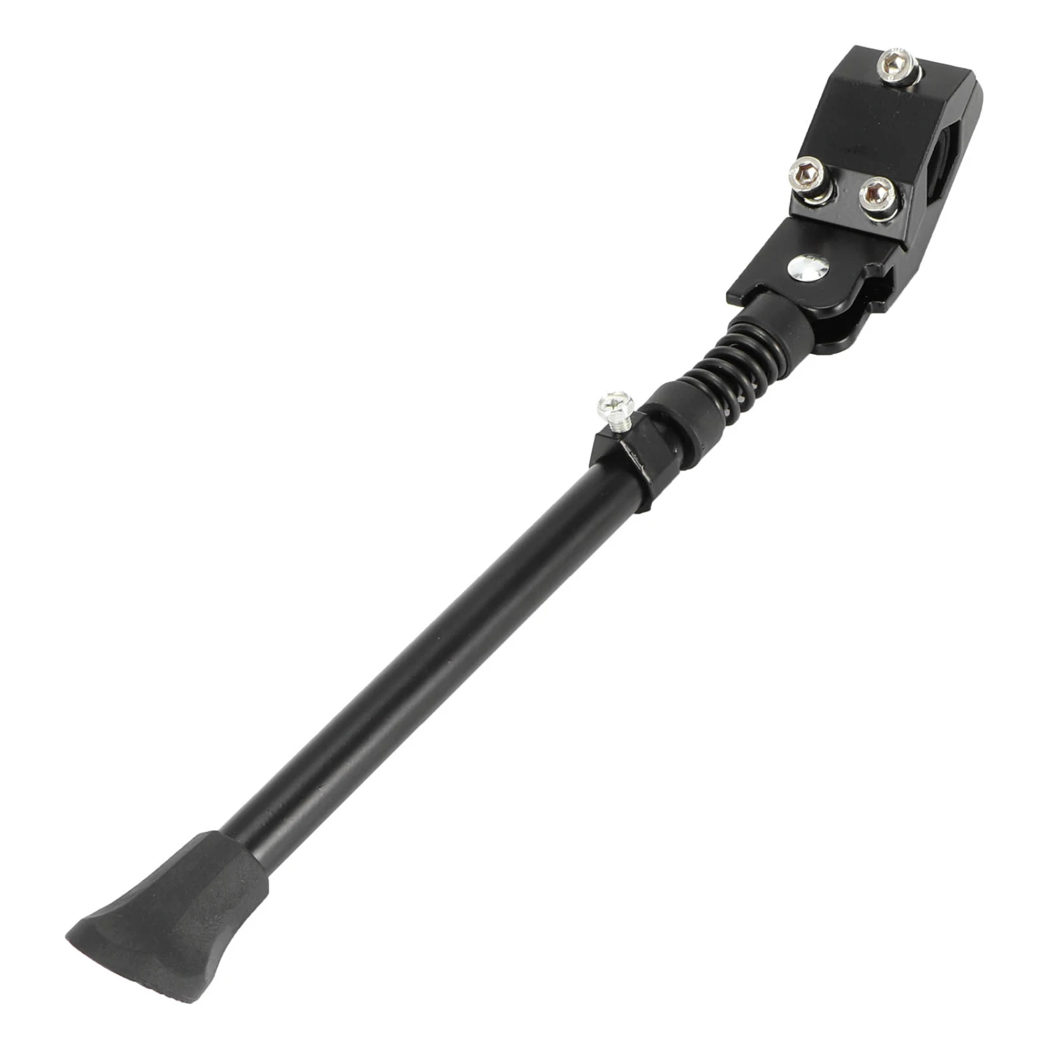 Mountain Bike Adjustable Side Kickstand Bicycle Accessory for 16in 20in 24in 26in Tire DiameterBlack