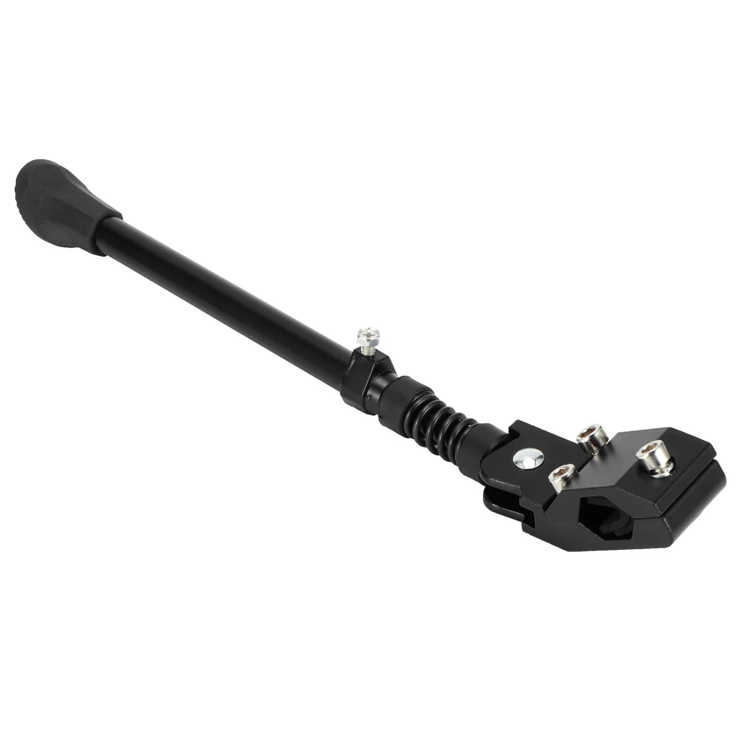 Mountain Bike Adjustable Side Kickstand Bicycle Accessory for 16in 20in 24in 26in Tire DiameterBlack