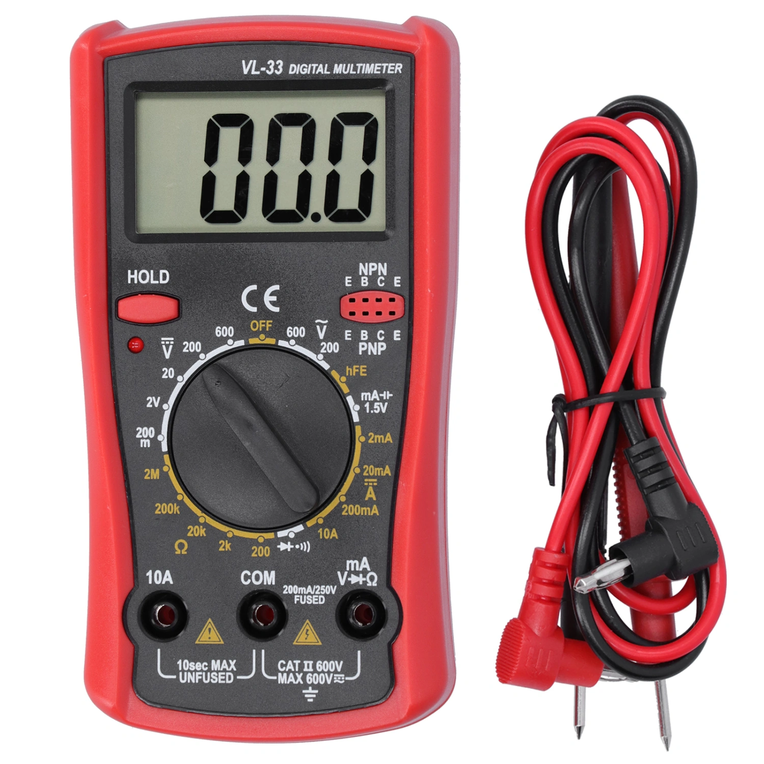 Electronic Multimeter LCD Digital Multimeter Voltage Resistance Current Electric Tester Meter