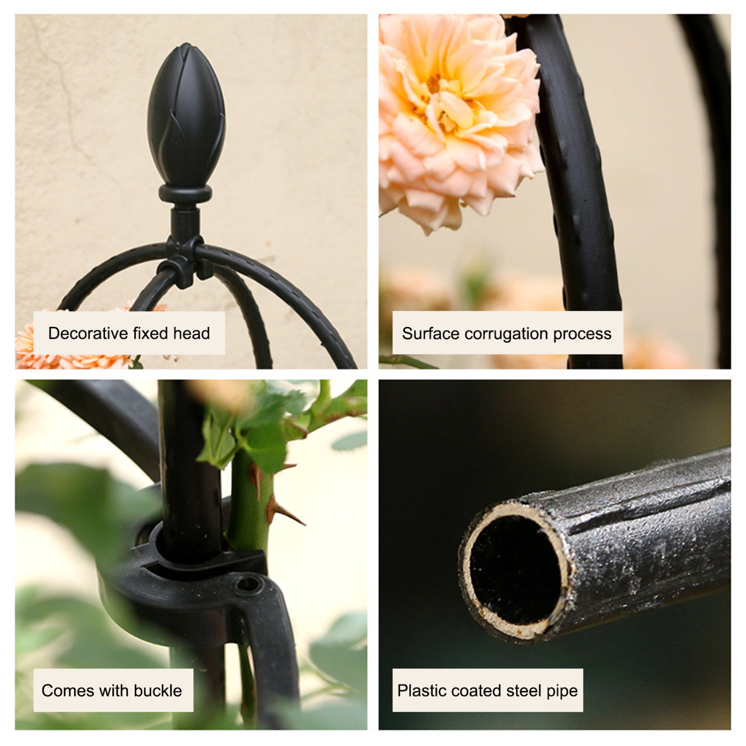 Plant Stand Climbing Frame Plant Cage Stand Conical Shaped Plant Support Frame