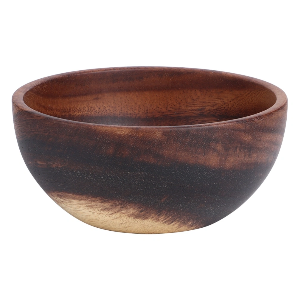 16x7cm Wood Bowl Food Salad Container Fruit Noodles Rice Dining Bowl Kitchen Utensils Tableware