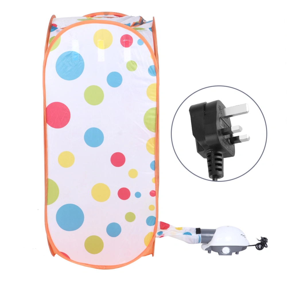 800W Home Clothes Drying Bag Portable Folding Electric Dryer Machine with Hot Air PumpUK Plug 220V