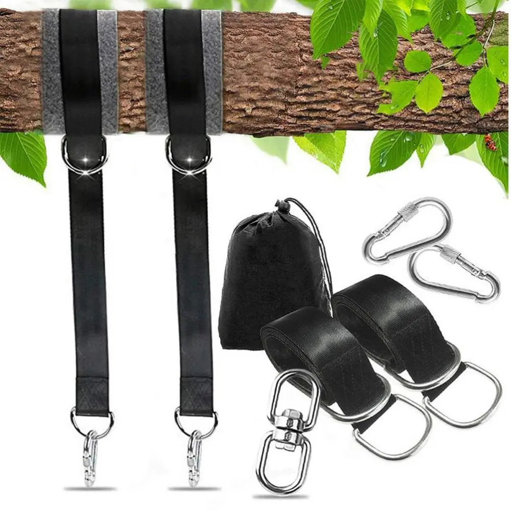 Tree Swing Straps Hanging Kit Outdoor Swing Hangers for Hammocks Tire and Saucer Swings Easy Installation