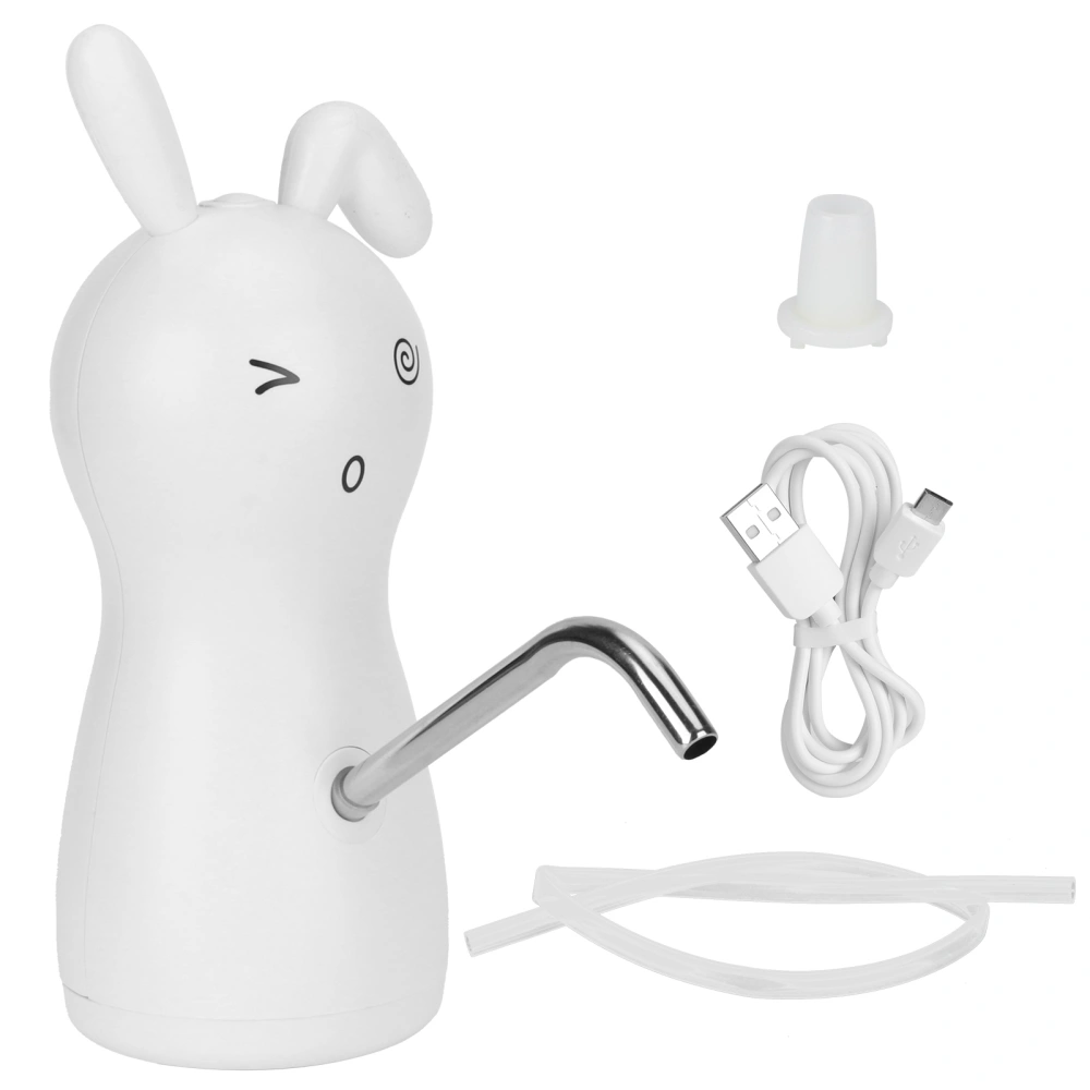 Electric Water Dispenser Portable USB Charging 450ml Quantitative for 4.5L‑18.9L Barreled Water Rabbit Shape