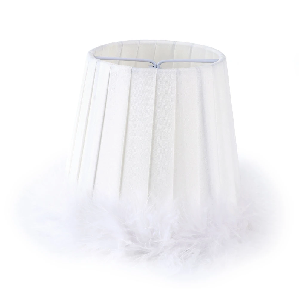 Feather Cloth Chandelier Pendant Lamp Lampshade Wall Light Lampshade for Home Hotel