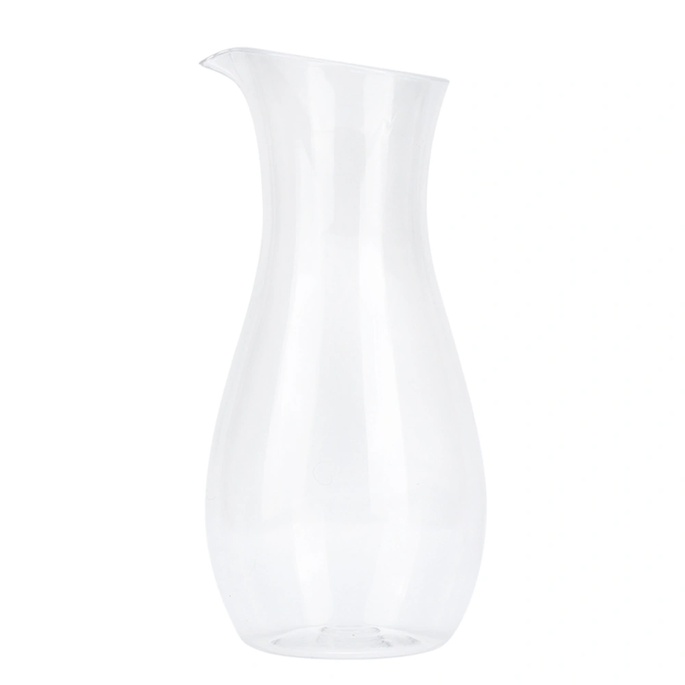 Acrylic Transparent Juice Bottle Water Jug Wine Beverage Container Kettle Carafe for Bar Home