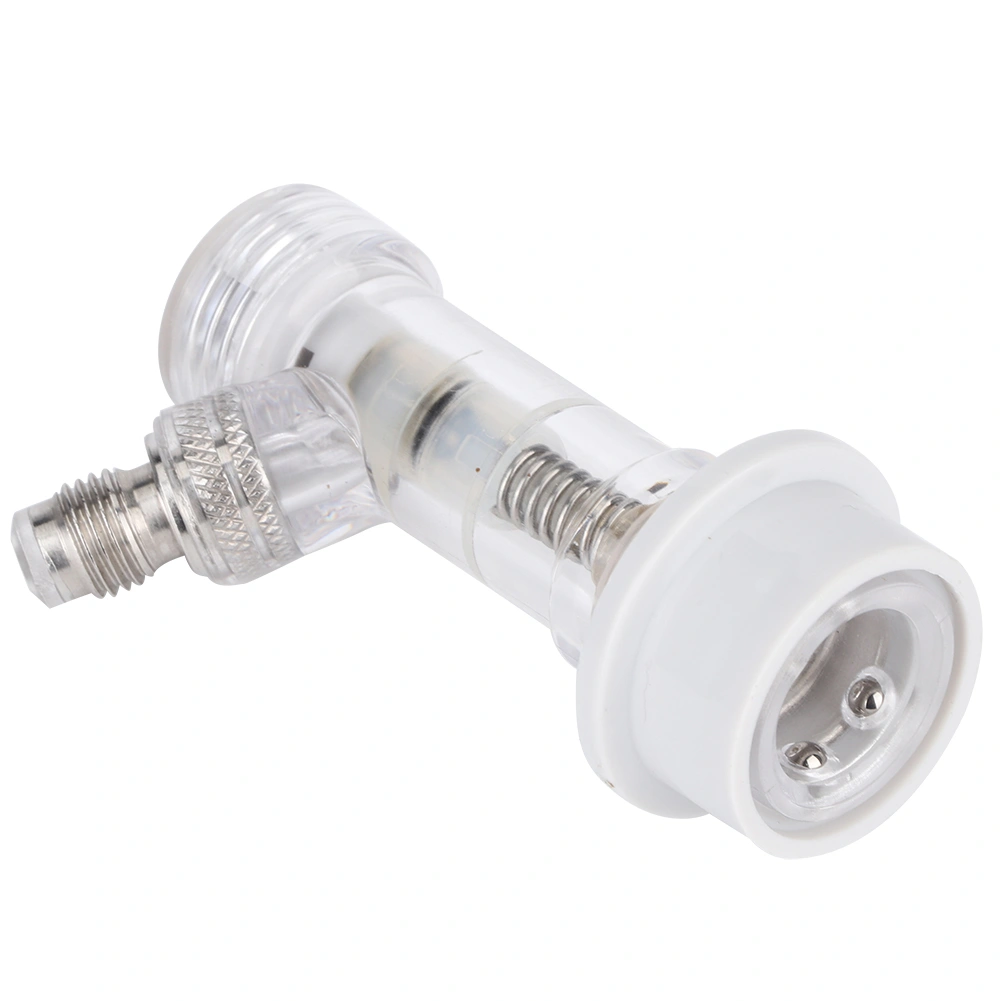 Transparent Ball Lock Keg Disconnect with Internal Check Valve Beer Keg Connector Accessories