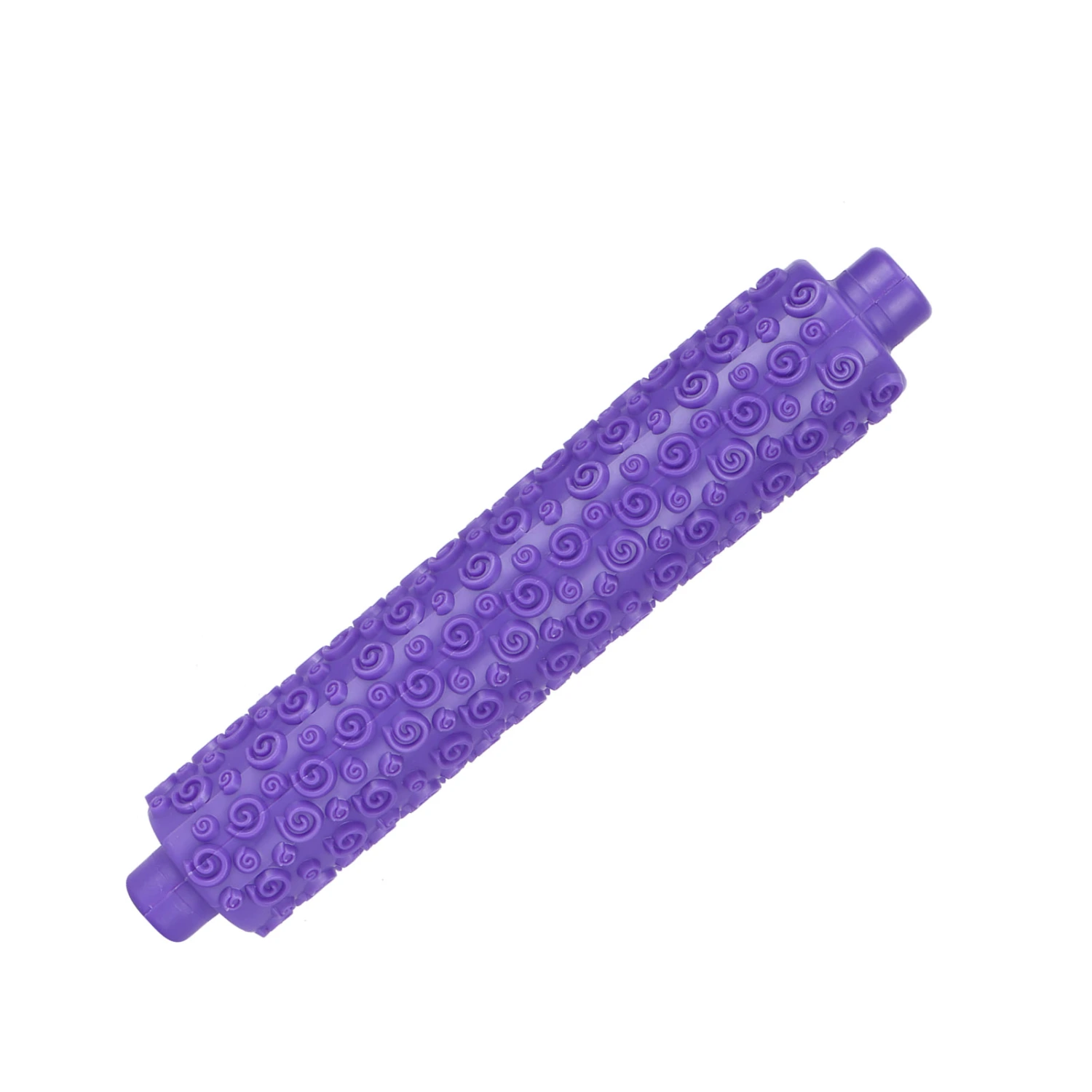 Fondant Rolling Pin Tool Plastic Embossing Roller Baking Pastry Cake Decorating SuppliesPurple Short Handle
