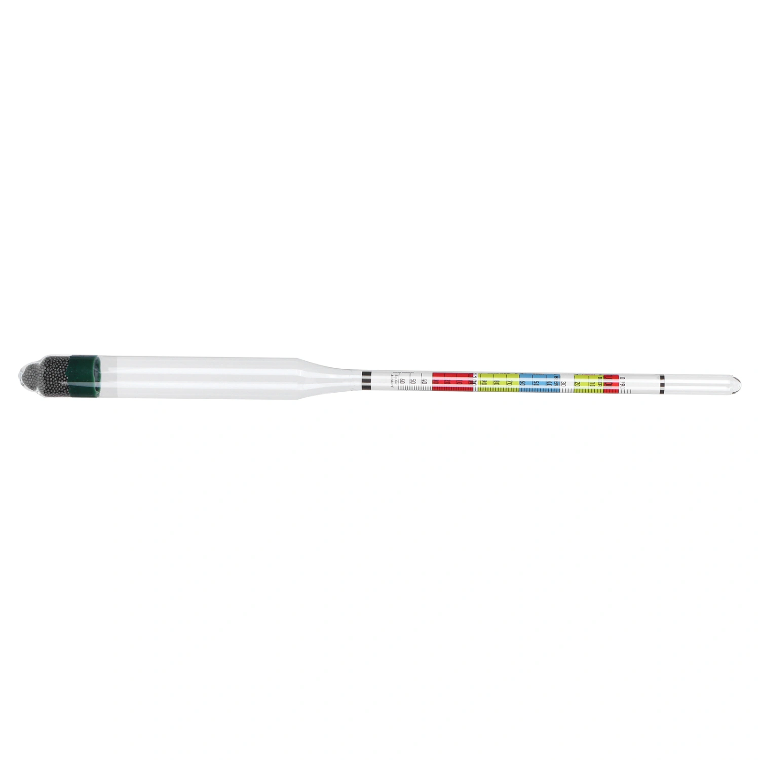 Hydrometer Tester with Sugar Ethanol Density Scales Wine Beer Brewing Measuring Instrument