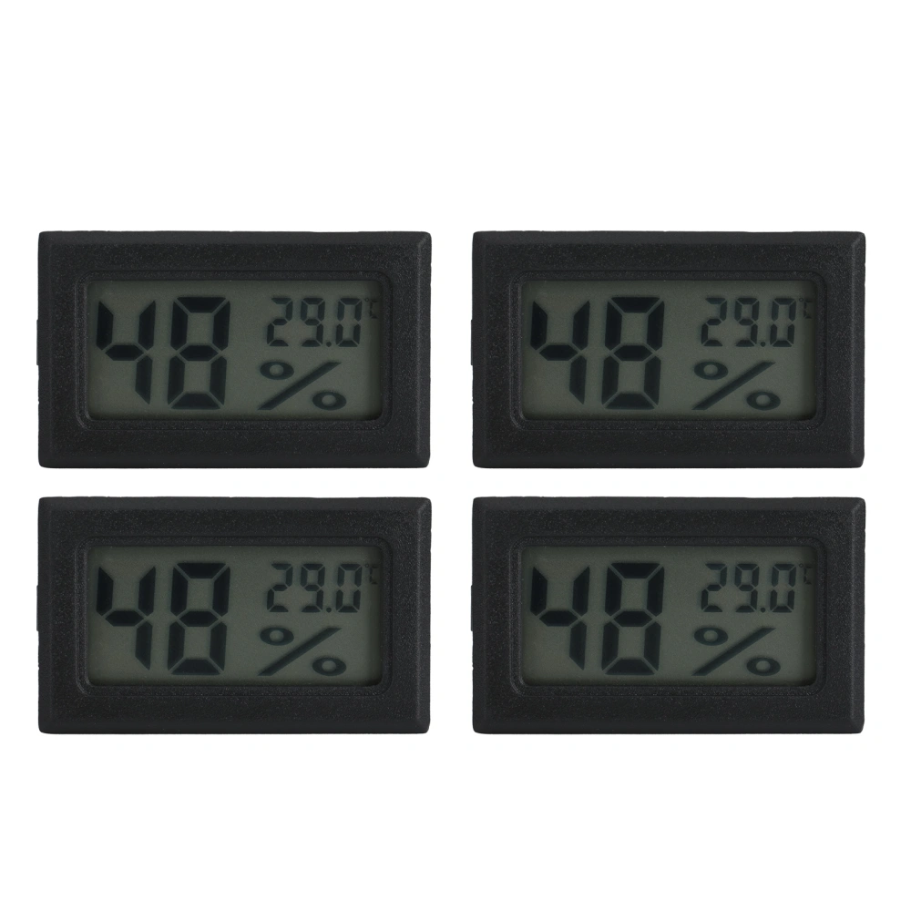 4PCS Mini Embedded Digital Temperature Humidity Meters Gauge Indoor Thermometer HygrometerTS-804-B