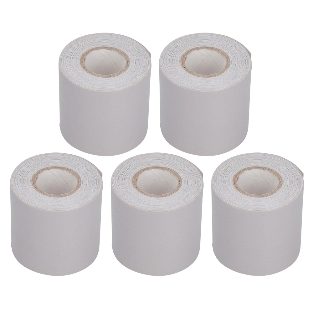 5pcs Air Conditioner Pipe Tape Oil Resistant Tube Protective Wrapping Tapes 6cm Width(Gray )