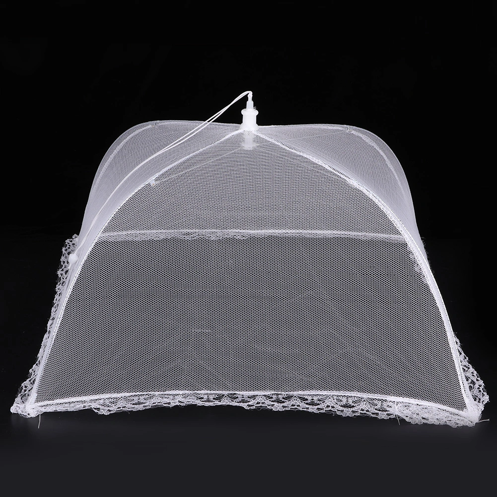 Portable Food Umbrella Household Foldable Food Meal Cover Tent Mesh Net for Picnic