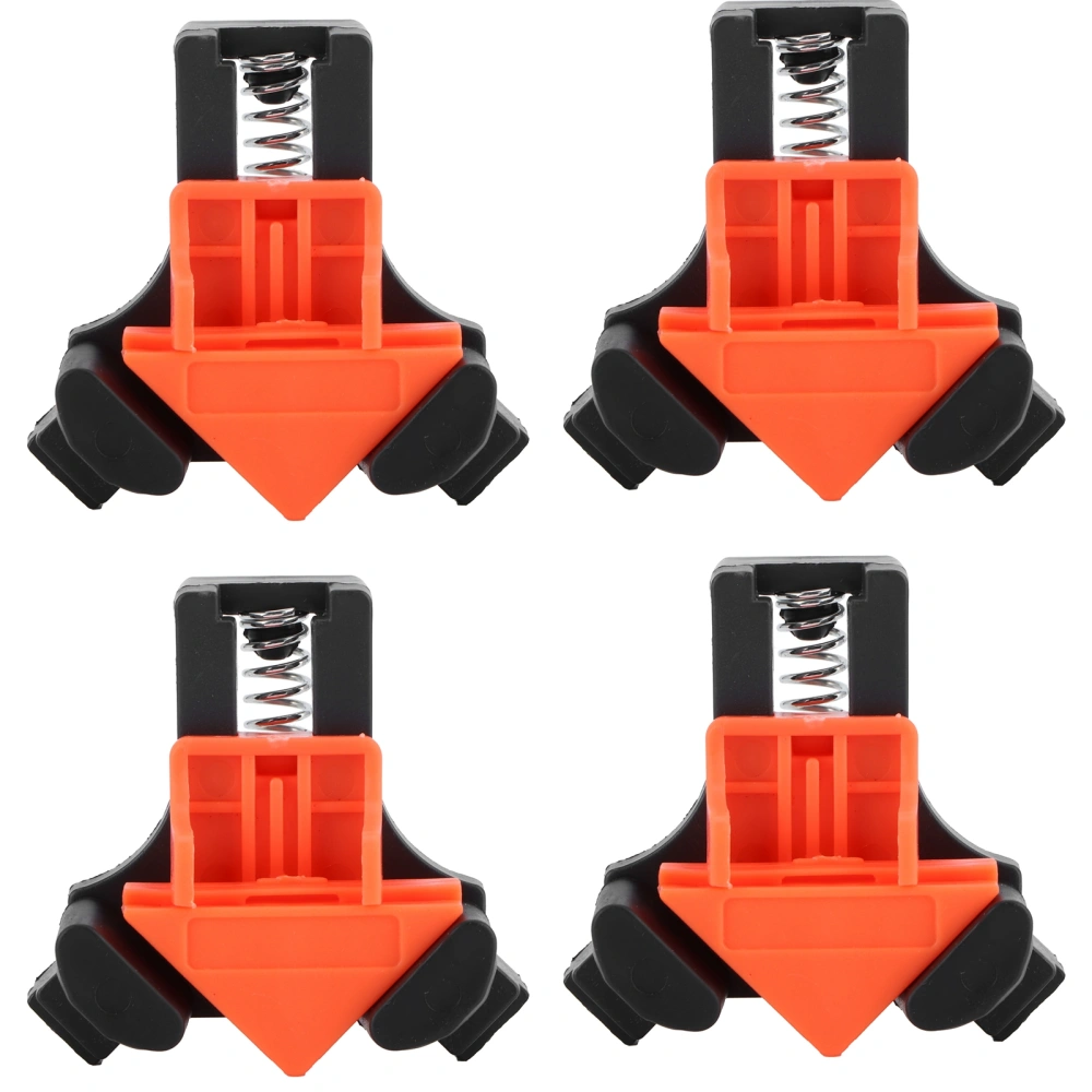 4pcs Right Angle Clips 90 Degree Spring Clamps Corner Holders Woodworking Hand Tools