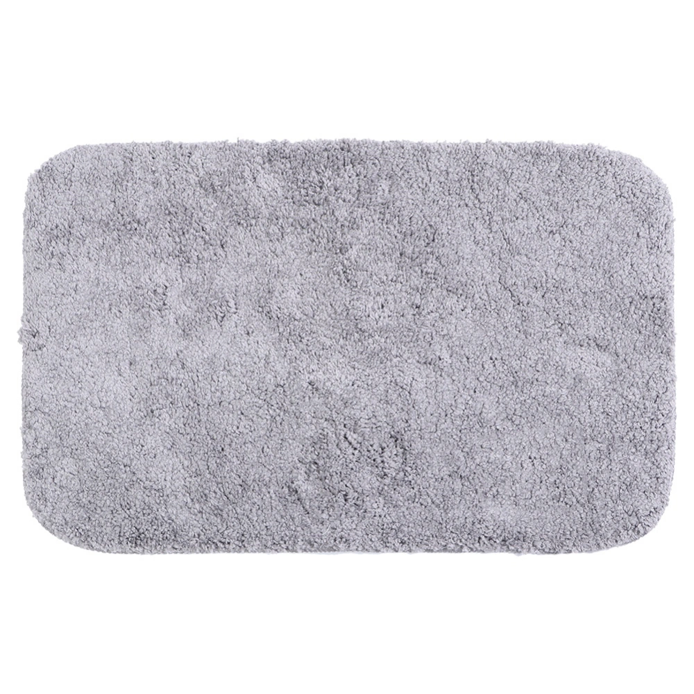 Soft Comfortable Thickened Bathroom Kitchen Floor Carpet Non-Slip Floor Mat for Home UseGray 40x60cm