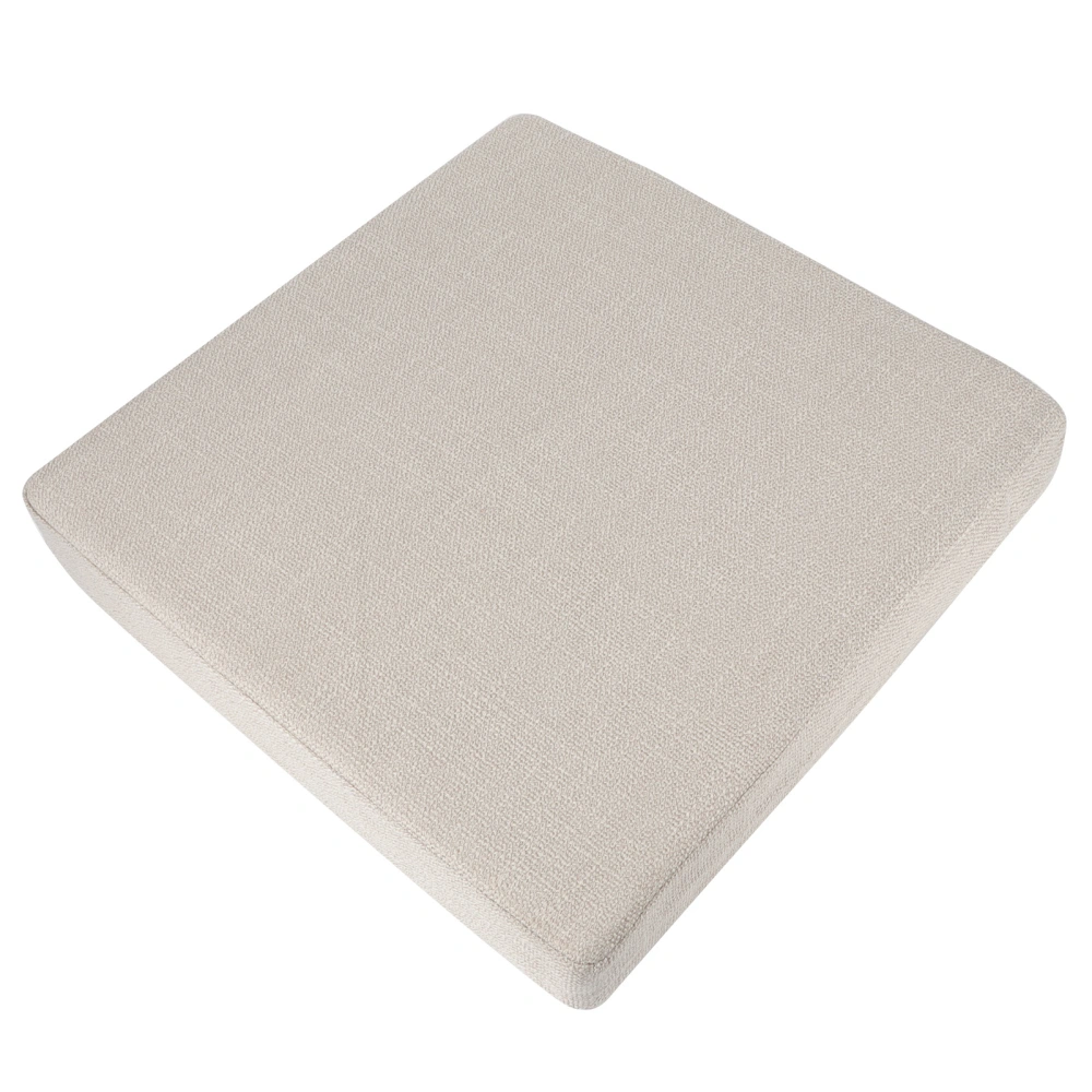 Household Square Soft Yoga Floor Cushion Removable Washable Meditation Mat CushionBeige 40 x 40 x 6cm (L x W x H)