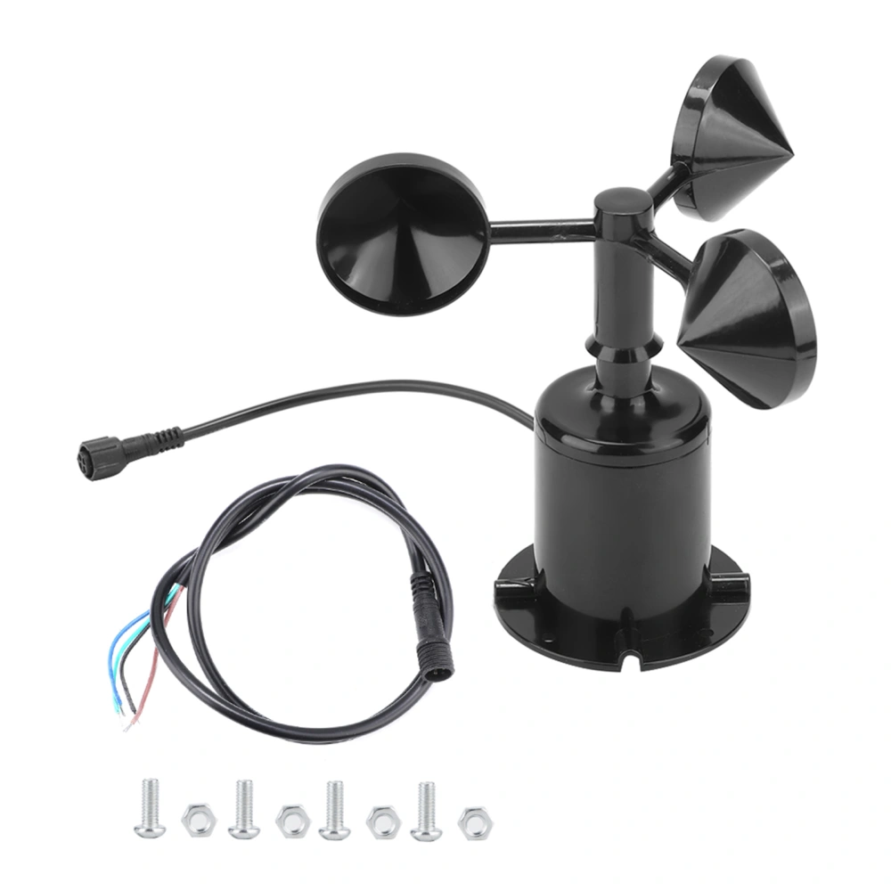 0-70m/s Environment Signal Output Pulse Type Three Cups Wind Speed Sensor Anemometer