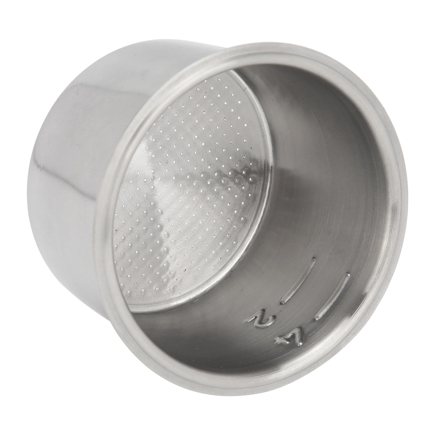 51mm Stainless Steel Coffee Filter Single Wall NonPressurized Porous Filter Basket 4 Cups