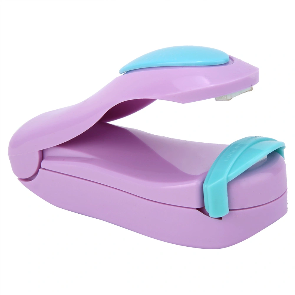 Portable Bag Clips Handhold Mini Electric Heat Sealing Machine Impulse Sealer (Purple)