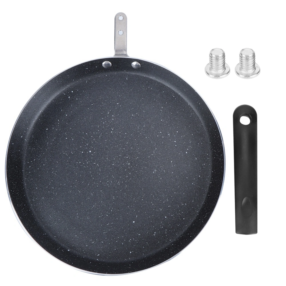 Non&#8209;Stick Frying Pan Radiant&#8209;Cooker Induction Cooker Cooking Tool for Breakfast Pancake Egg Pizza(10in Large Size )