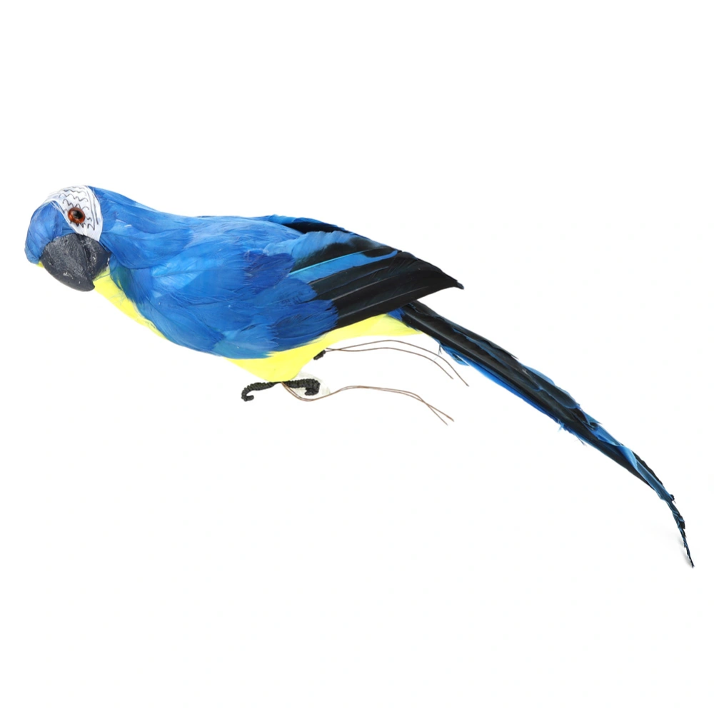 45cm Simulation Parrot Artificial Bird Decor Feather Crafts Gardening Props Home Decoration