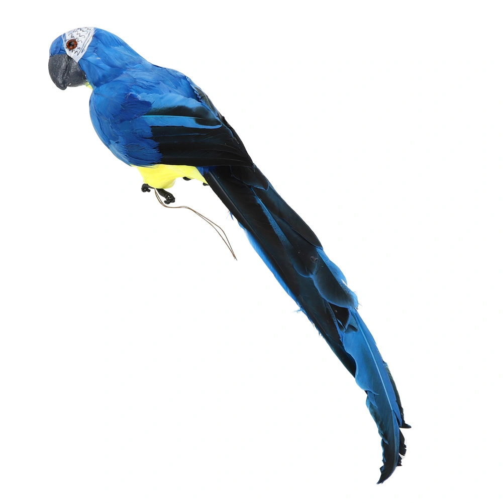 45cm Simulation Parrot Artificial Bird Decor Feather Crafts Gardening Props Home Decoration