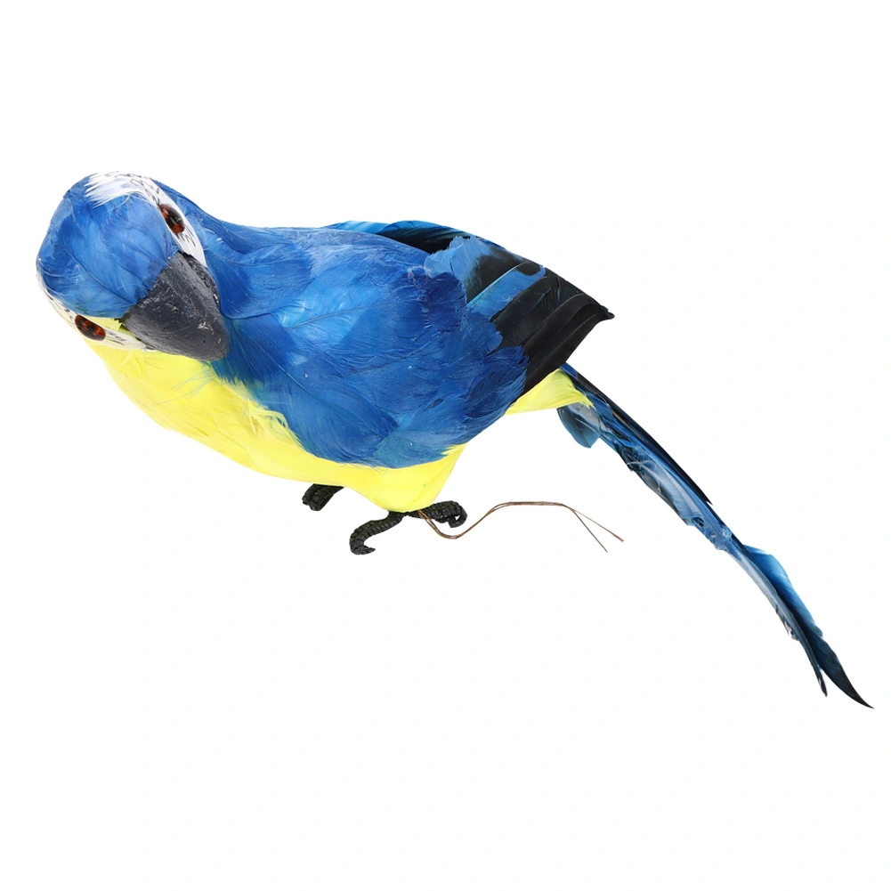 45cm Simulation Parrot Artificial Bird Decor Feather Crafts Gardening Props Home Decoration