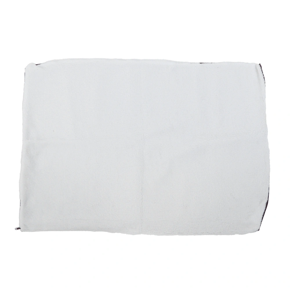 Pet Heating Pad Non Slip Detachable Insulation Warm Blanket for Pet House Dog Kennel(White 64x49cm)