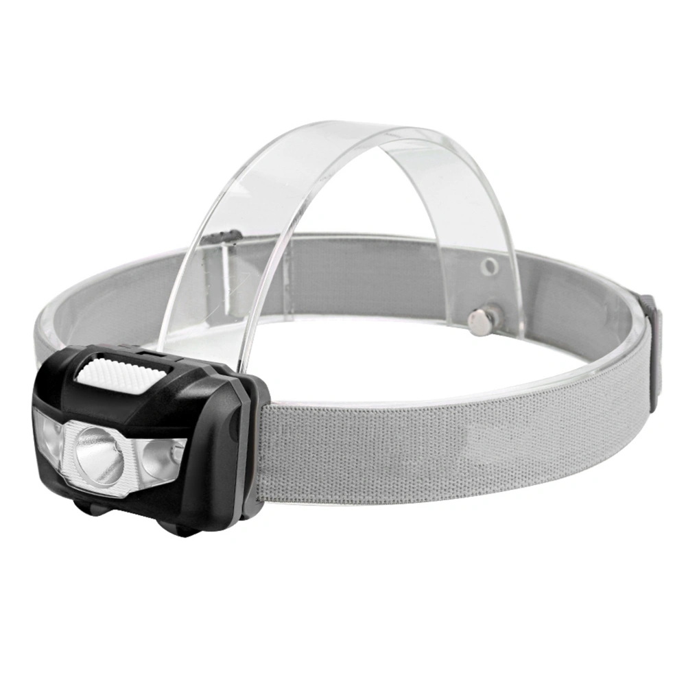 Waterproof LED Headlamp Headband Light with SOS Function For Outdoors Camping Fishing(black)