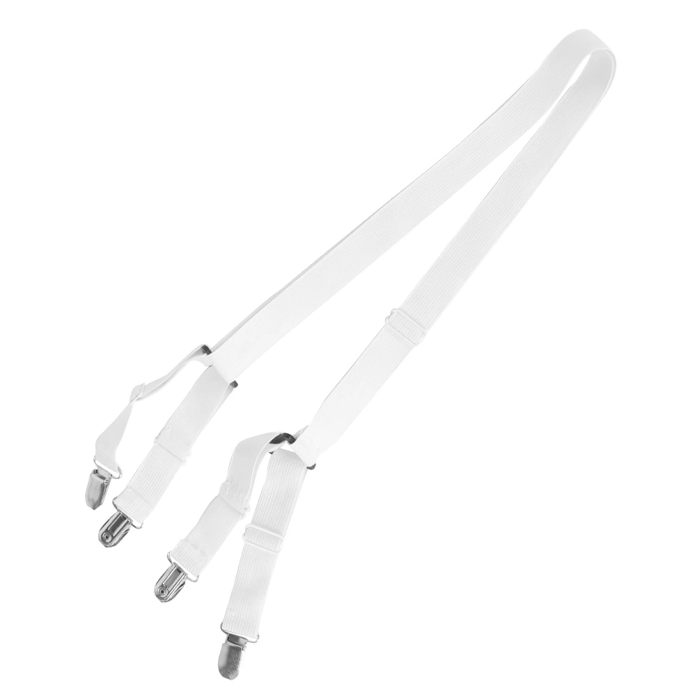 2PCS Bed Sheet Holder Antislip Fixing Buckle Adjustable Elastic Straps Clips