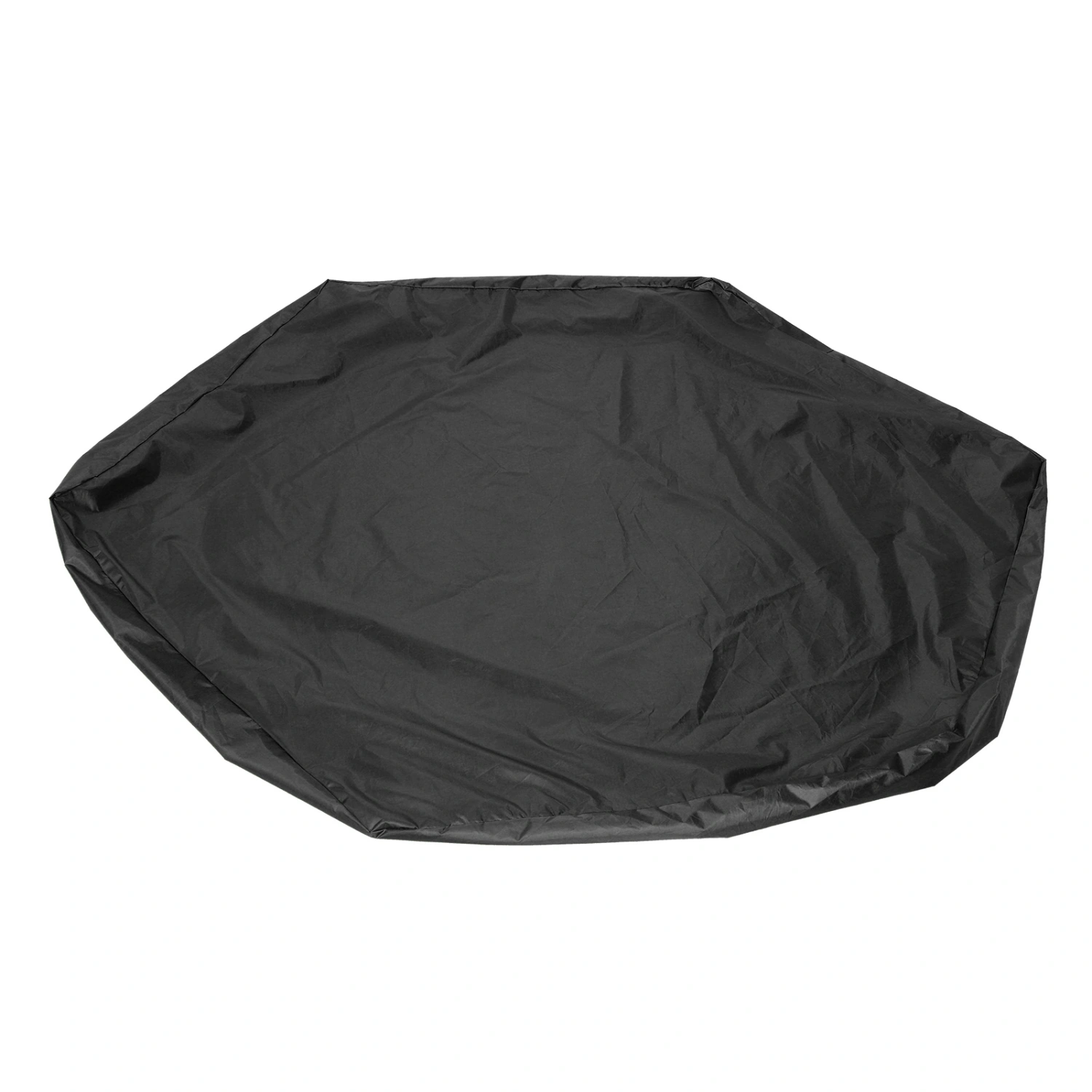 Waterproof Hexagonal Children Sand Pit Cover Protector Garden Bathing Pool Sun ShadeBlack 140x110x20cm