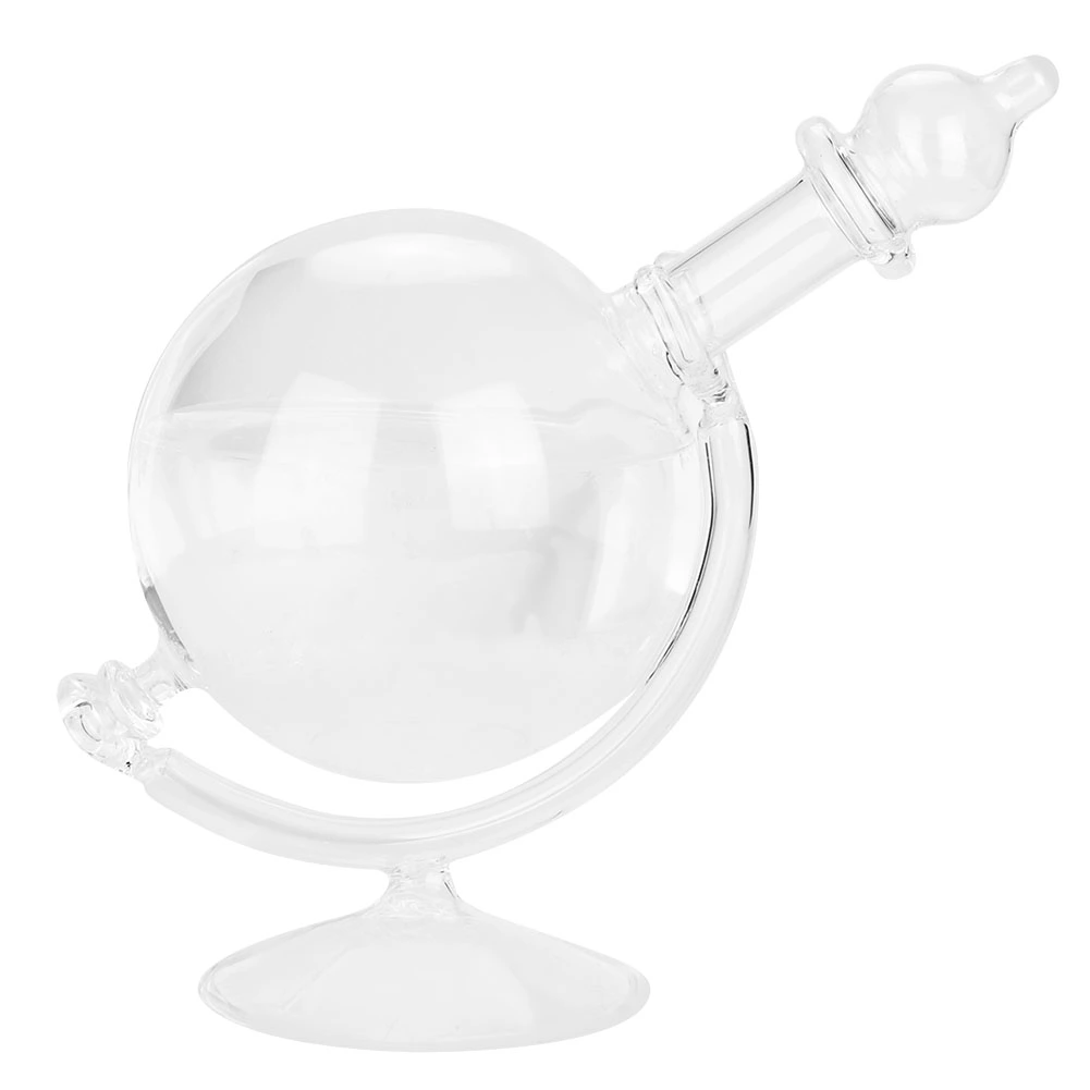 Globe Water Shape Weather Forecast Crystal Bottle Windstorm Glass Home Decor Gift