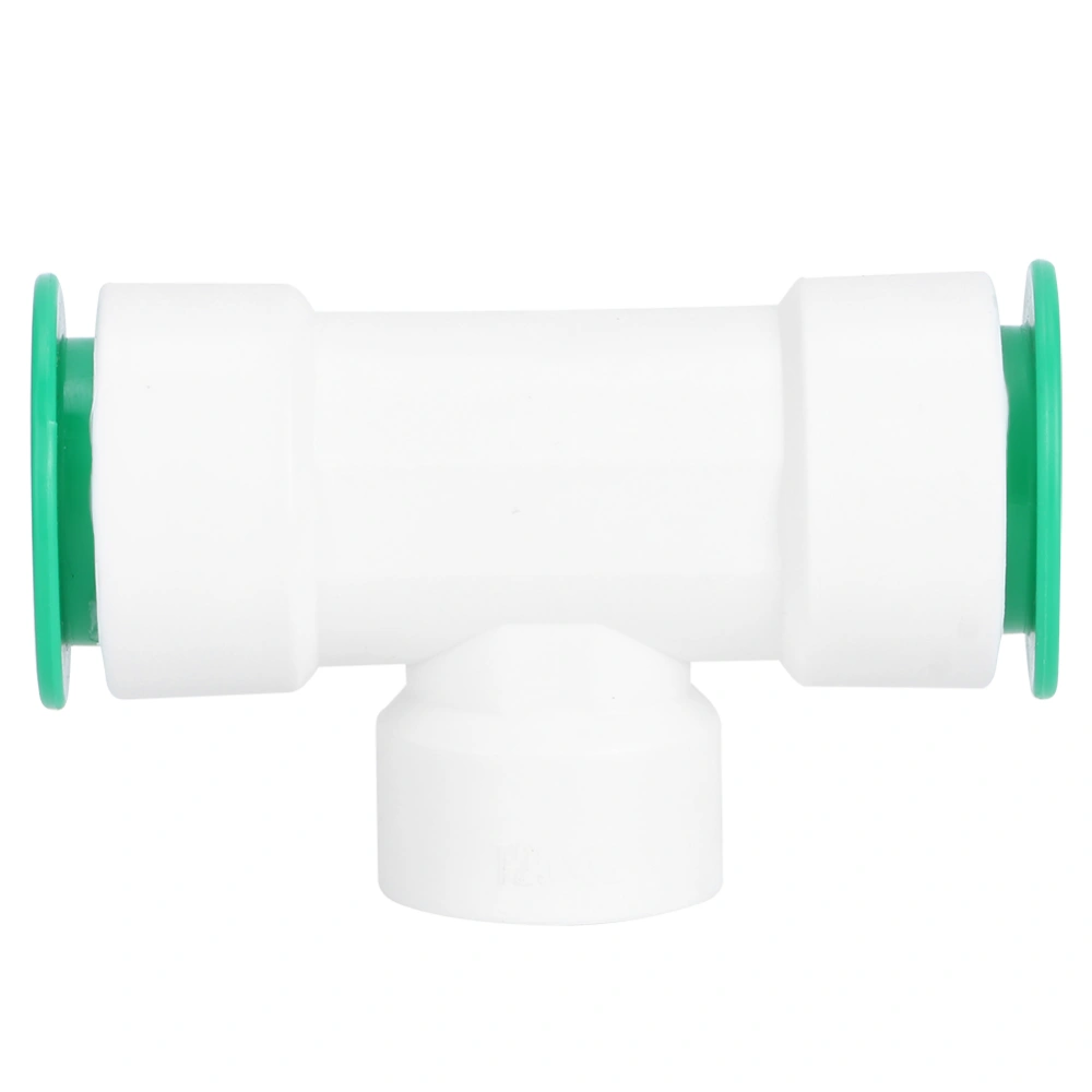 PPR Plastic 32mm Push‑In Type Water Pipe Tee Connector Plumbing Fittingss with 3/4 Female Thread