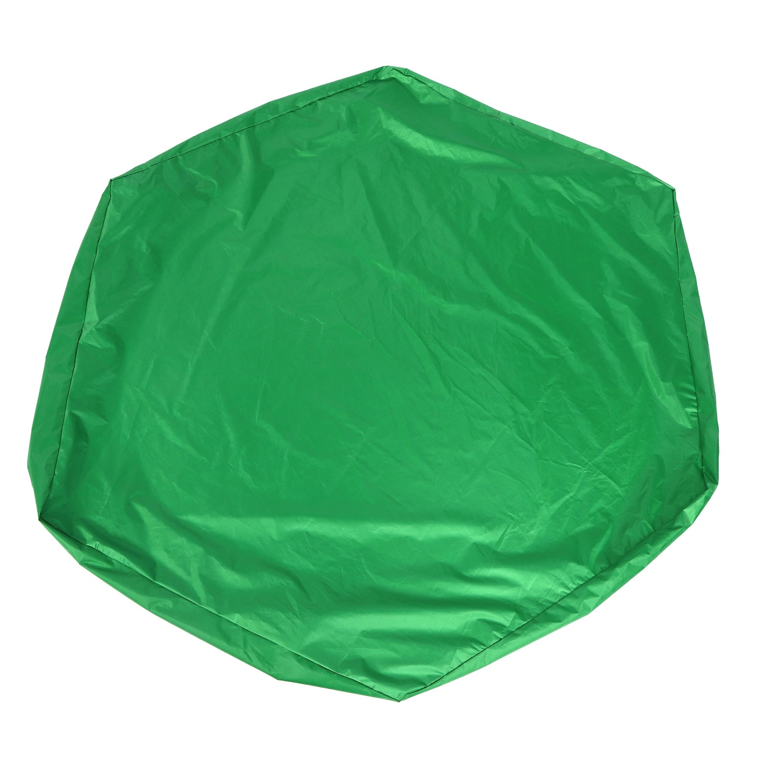 Waterproof Hexagonal Children Sand Pit Cover Protector Garden Bathing Pool Sun ShadeGreen 140x110x20cm