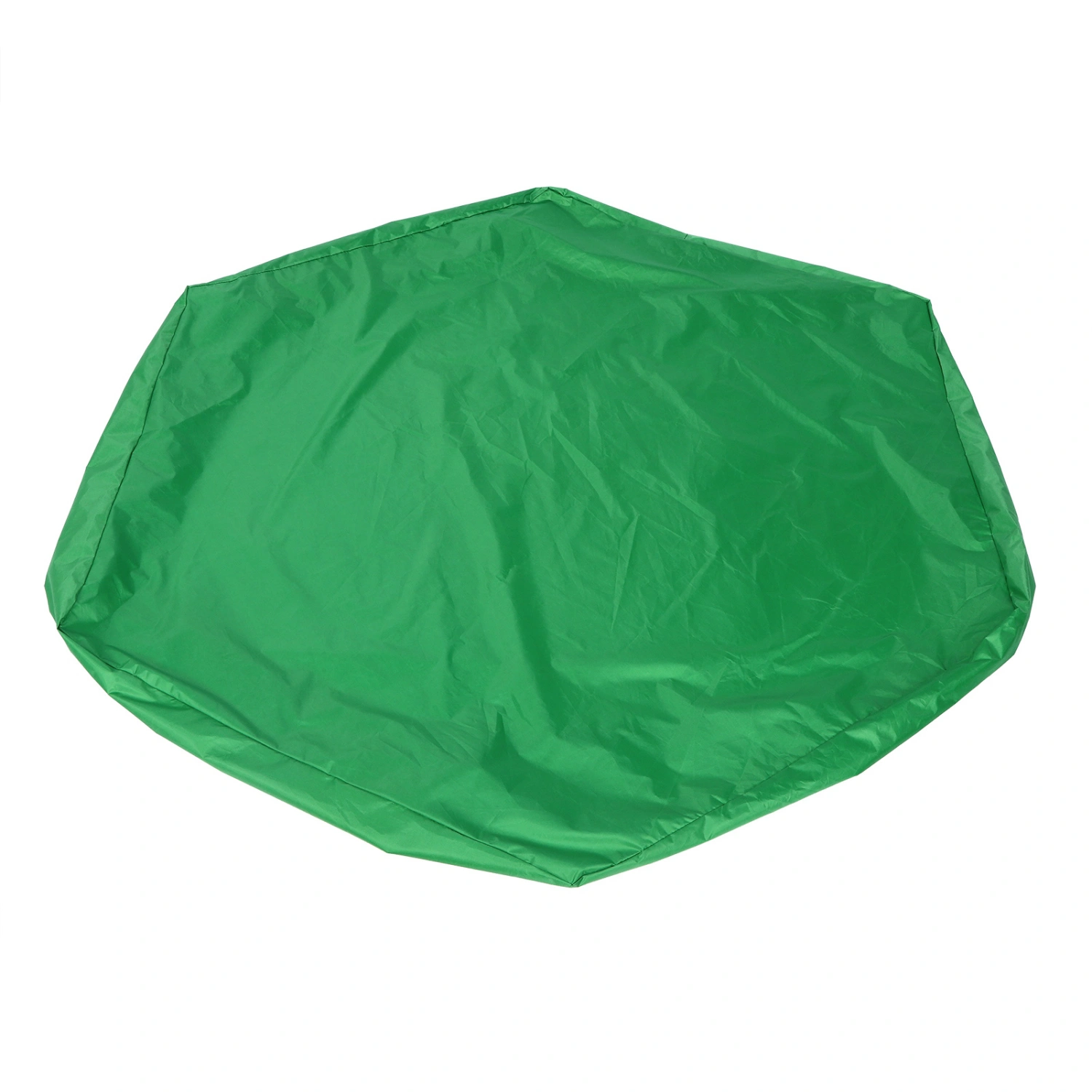 Waterproof Hexagonal Children Sand Pit Cover Protector Garden Bathing Pool Sun ShadeGreen 140x110x20cm